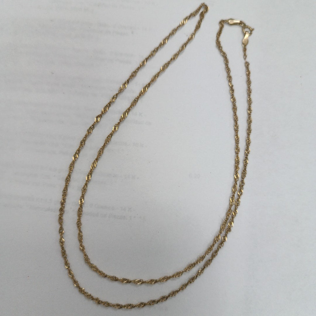 CADENA ORO 14 K 3.3 GRMS (SEMINUEVO)