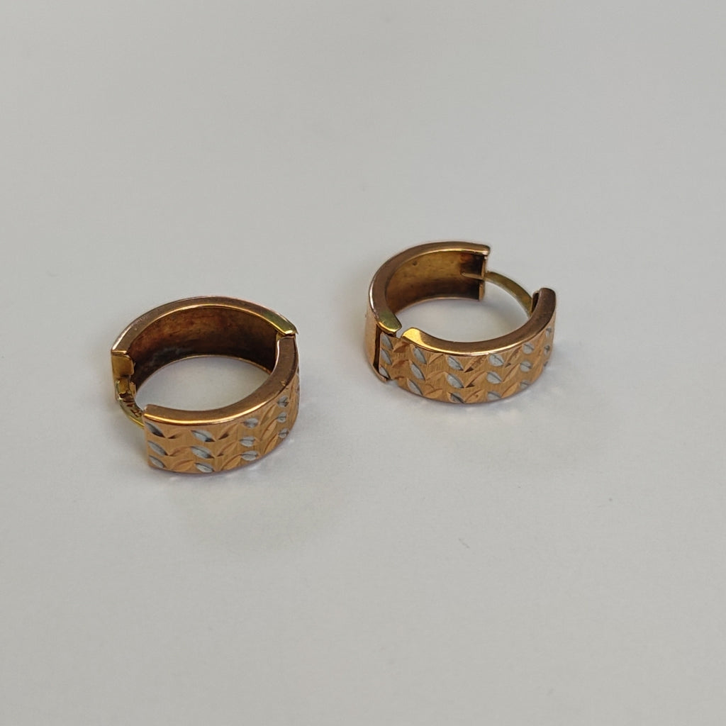 ARRACADAS PAR ORO 14 K 2.9 GRMS (SEMINUEVO)