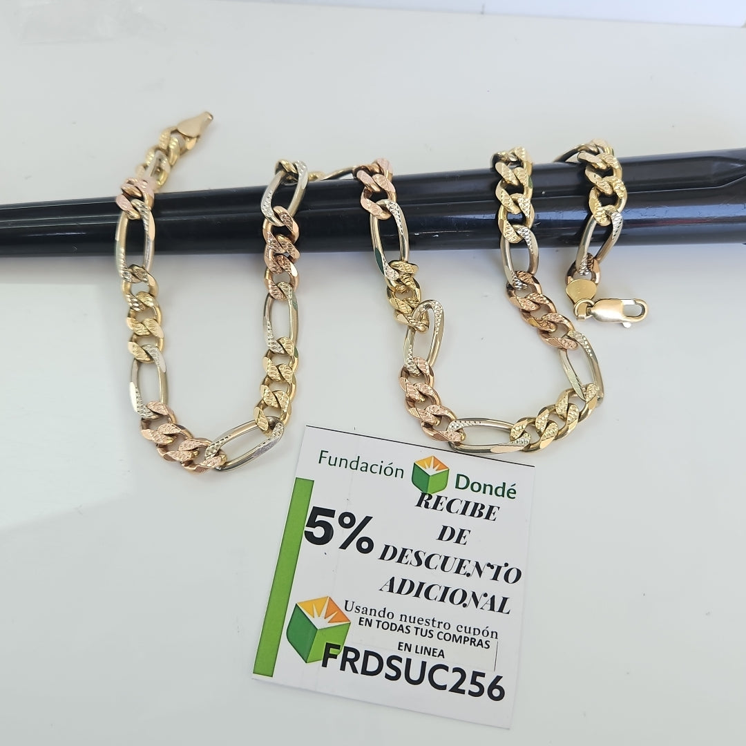 CADENA ORO COMBINADO 14 K 97.6 GRMS (SEMINUEVO)