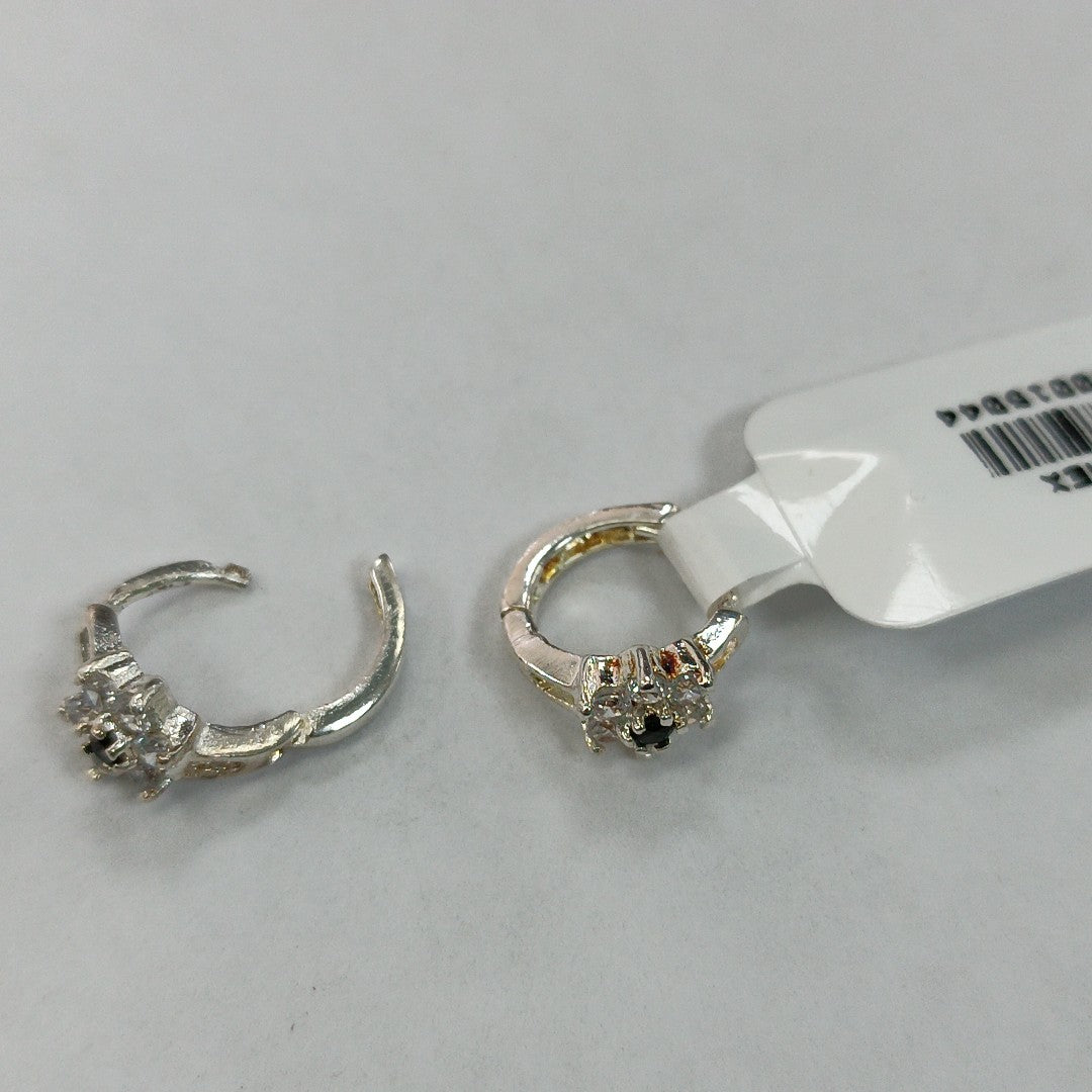 ARRACADAS C/CIRCONIAS PLATA .925 1.6 GR (NUEVO)