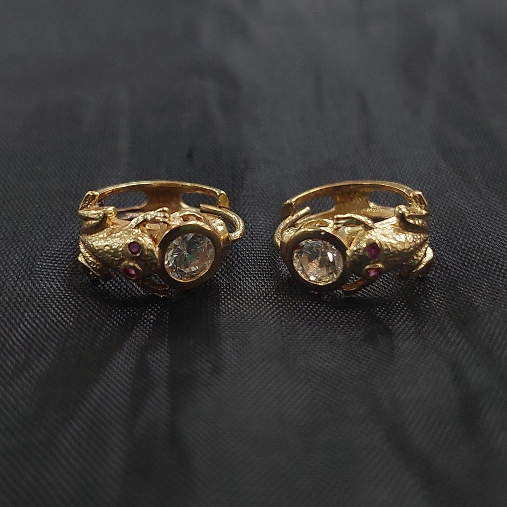 ARRACADAS PAR ORO 14 K 3.1 GRMS (SEMINUEVO)