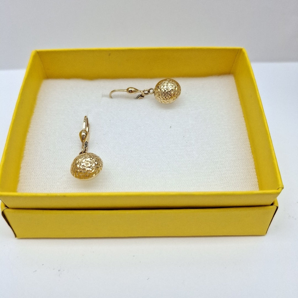 ARETES PAR ORO 14 K 2.3 GRMS (SEMINUEVO)