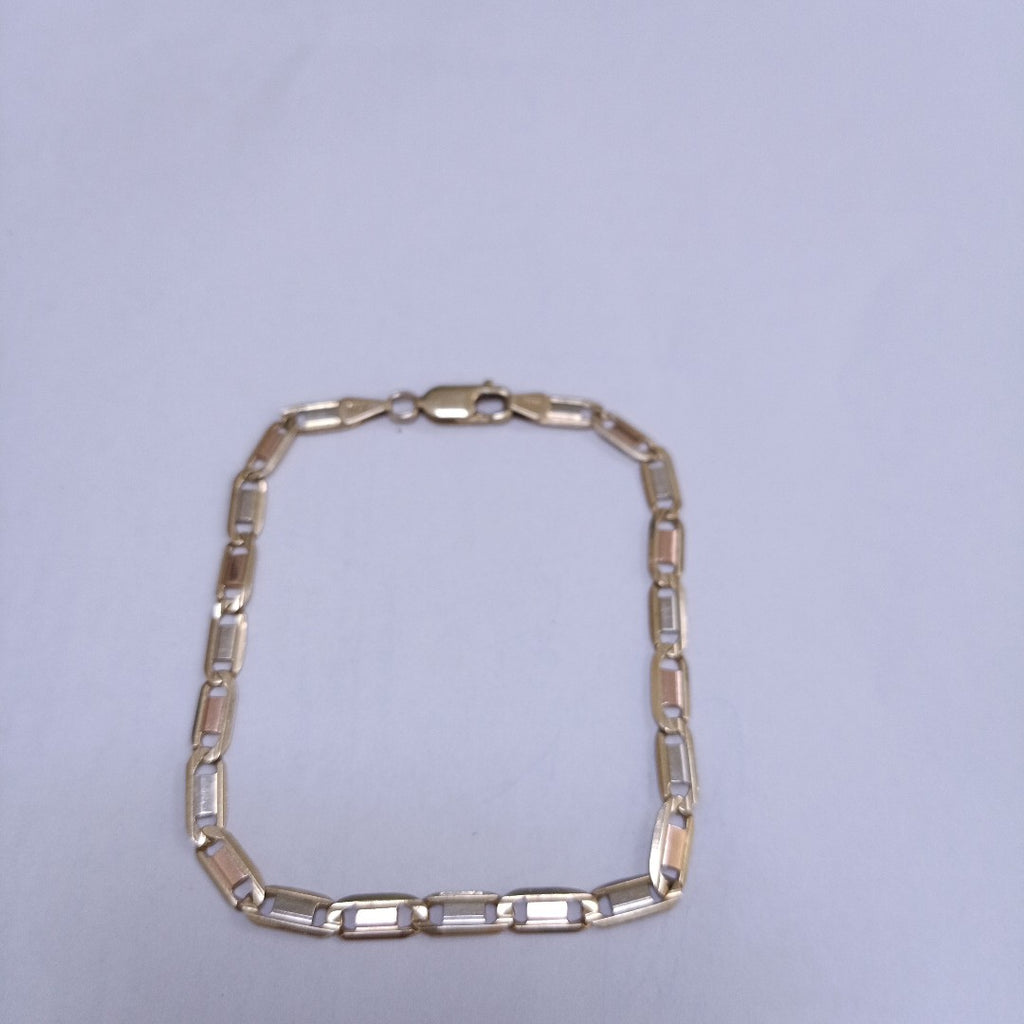 PULSERA ORO COMBINADO 14 K 7.4 GRMS (SEMINUEVO)