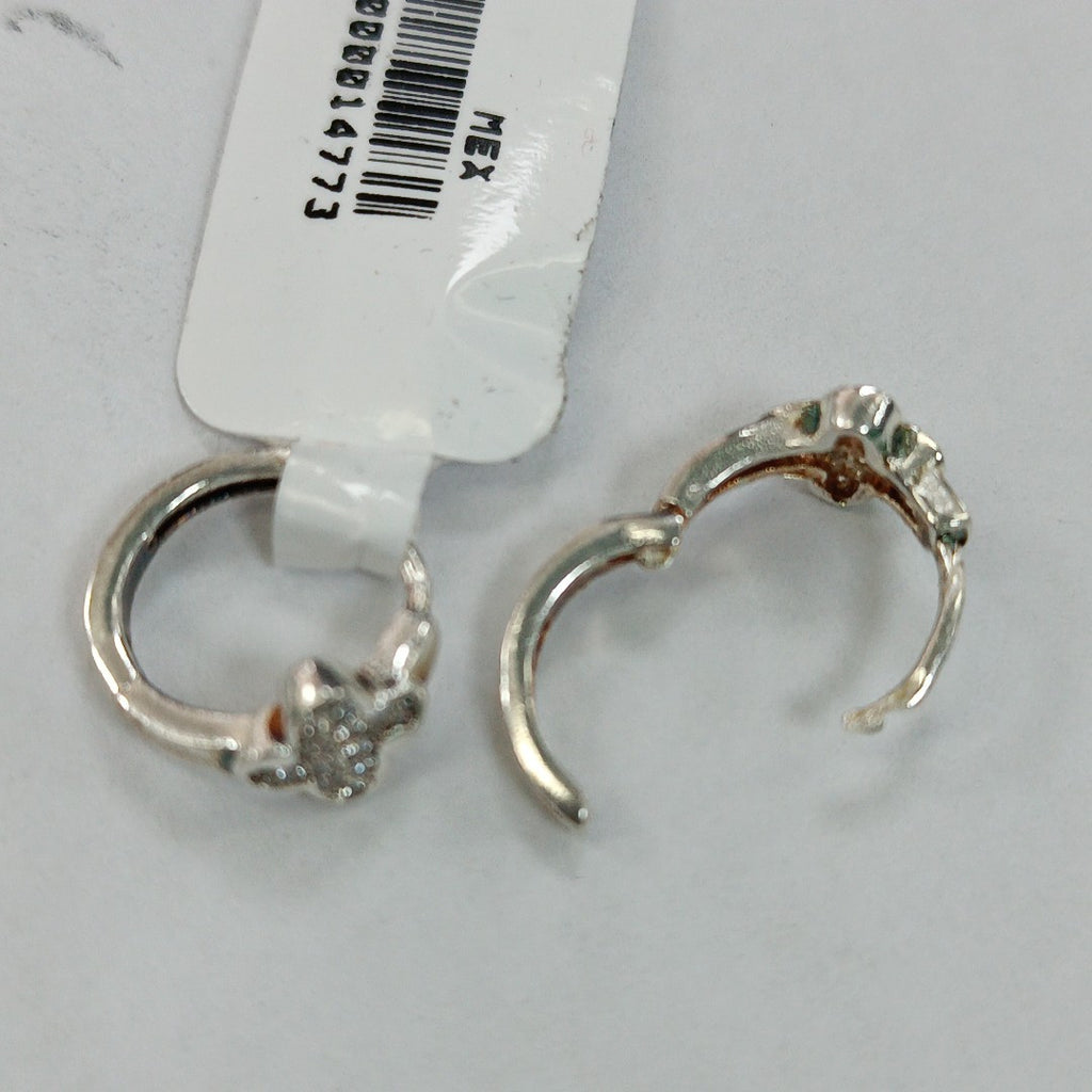ARRACADAS C/CIRCONIAS PLATA .925 1.9 GR (NUEVO)