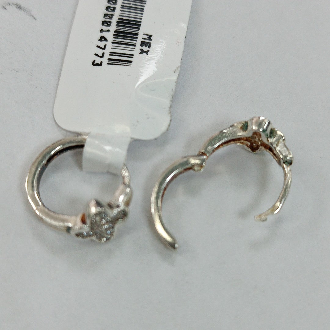 ARRACADAS C/CIRCONIAS PLATA .925 1.9 GR (NUEVO)