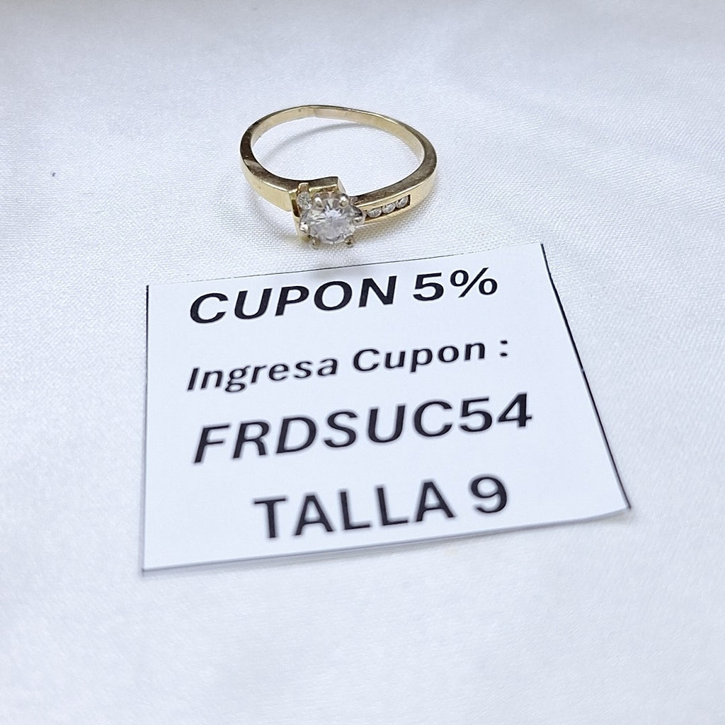 ANILLO ORO 14 K 3.7 GRMS (SEMINUEVO)