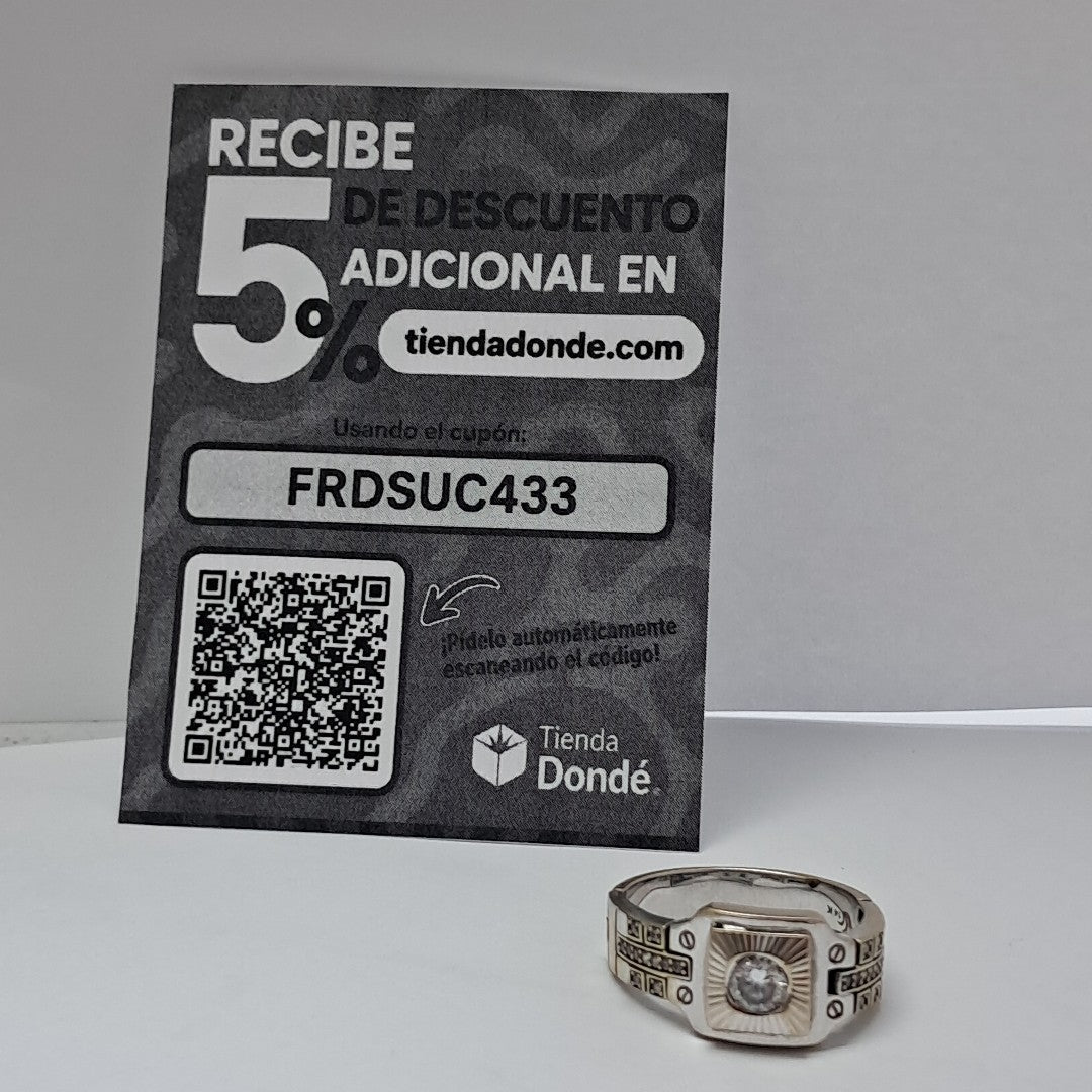 ANILLITO ORO, ORO BLANCO 14 K 7.8 GRMS (SEMINUEVO)