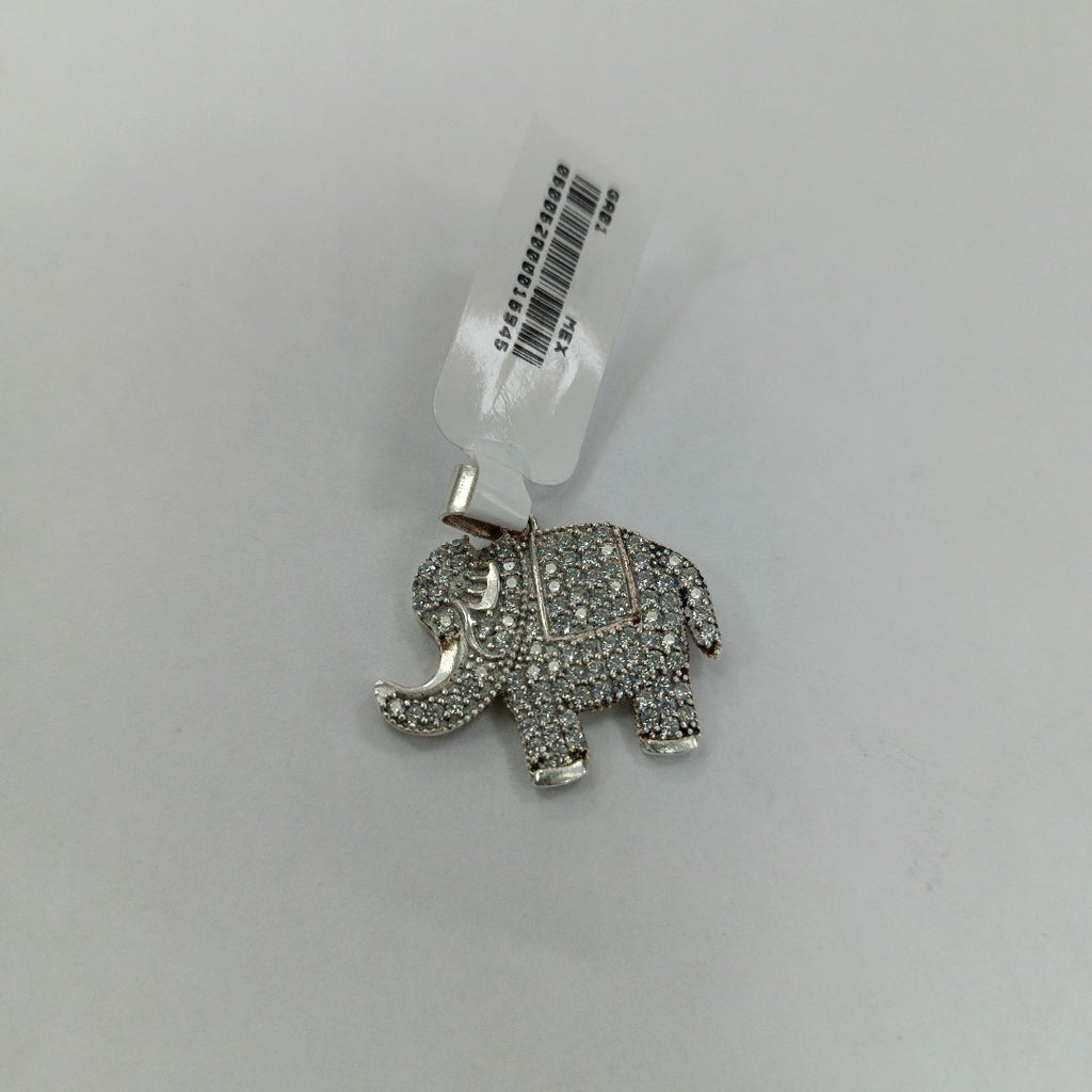 DIJE ELEFANTE C/CIRCONIAS PLATA .925 5.1 GR (NUEVO)