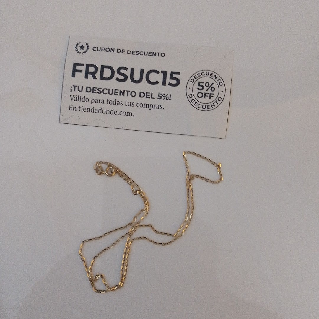 CADENA ORO 14 K 1.7 GRMS (SEMINUEVO)