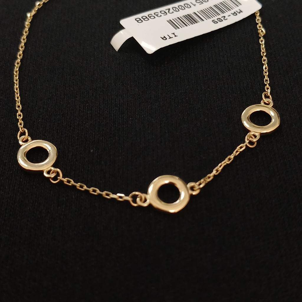 PULSERAS DAMA ORO 14K 1.2 (NUEVO)
