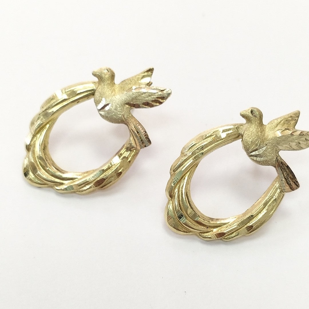 ARETES PAR ORO 10 K 2.2 GRMS (SEMINUEVO)