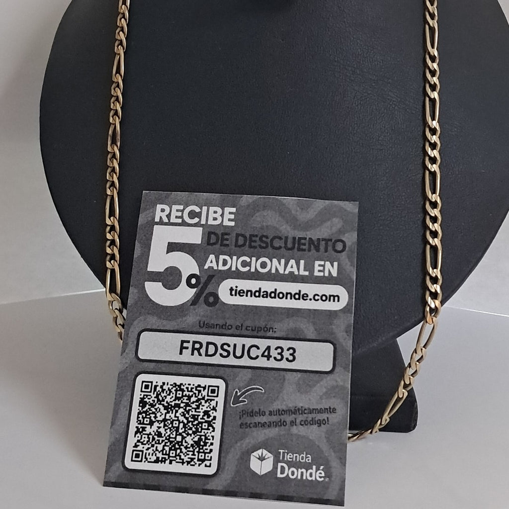 CADENA ORO 10 K 16.8 GRMS (SEMINUEVO)