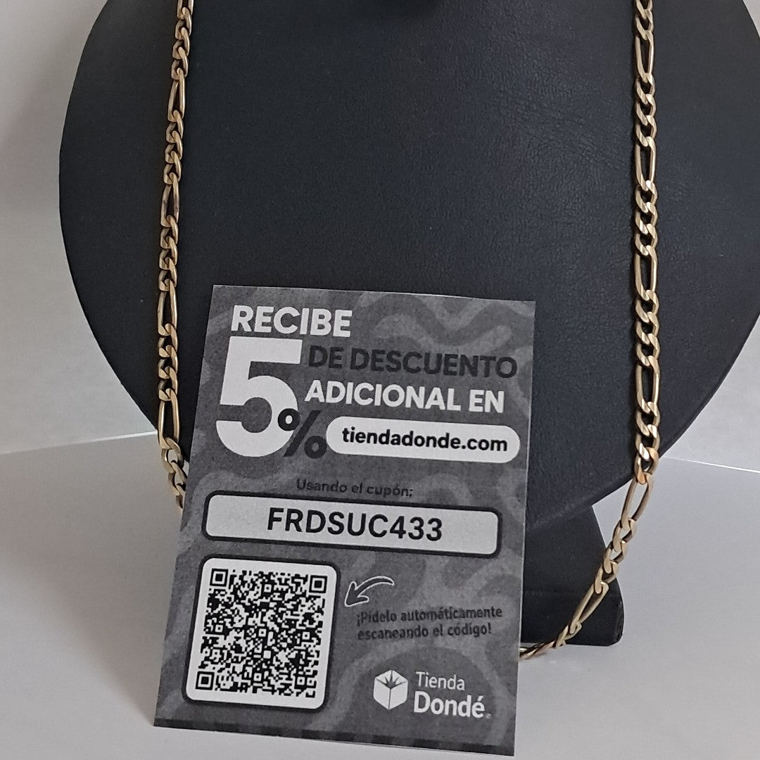 CADENA ORO 10 K 16.8 GRMS (SEMINUEVO)