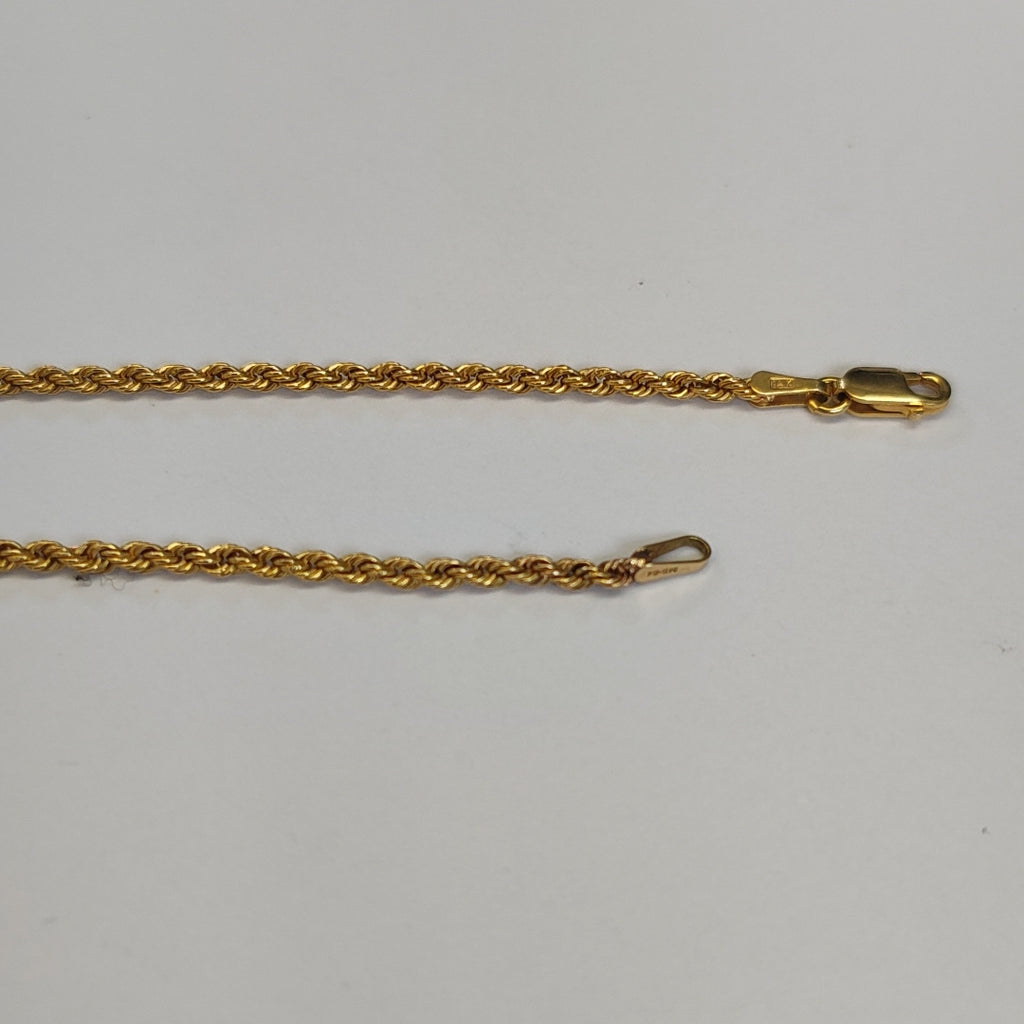 CADENA ORO 14 K 3.9 GRMS (SEMINUEVO)