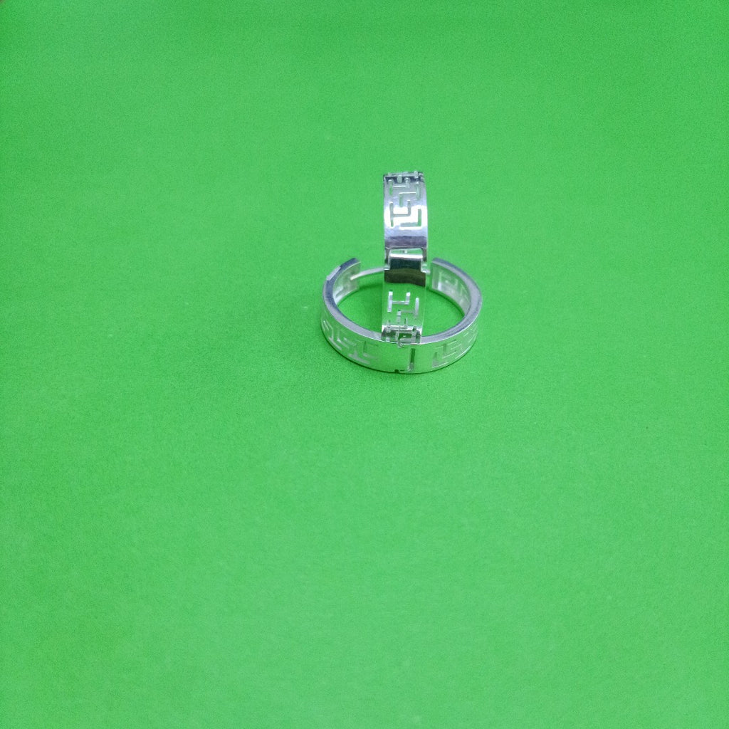 ARETES ARRACADAS GRECAS PLATA .925 4.23 GR (NUEVO)