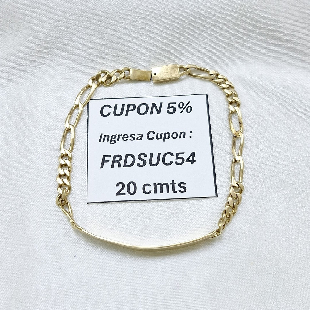ESCLAVA ORO 14 K 9.7 GRMS (SEMINUEVO)