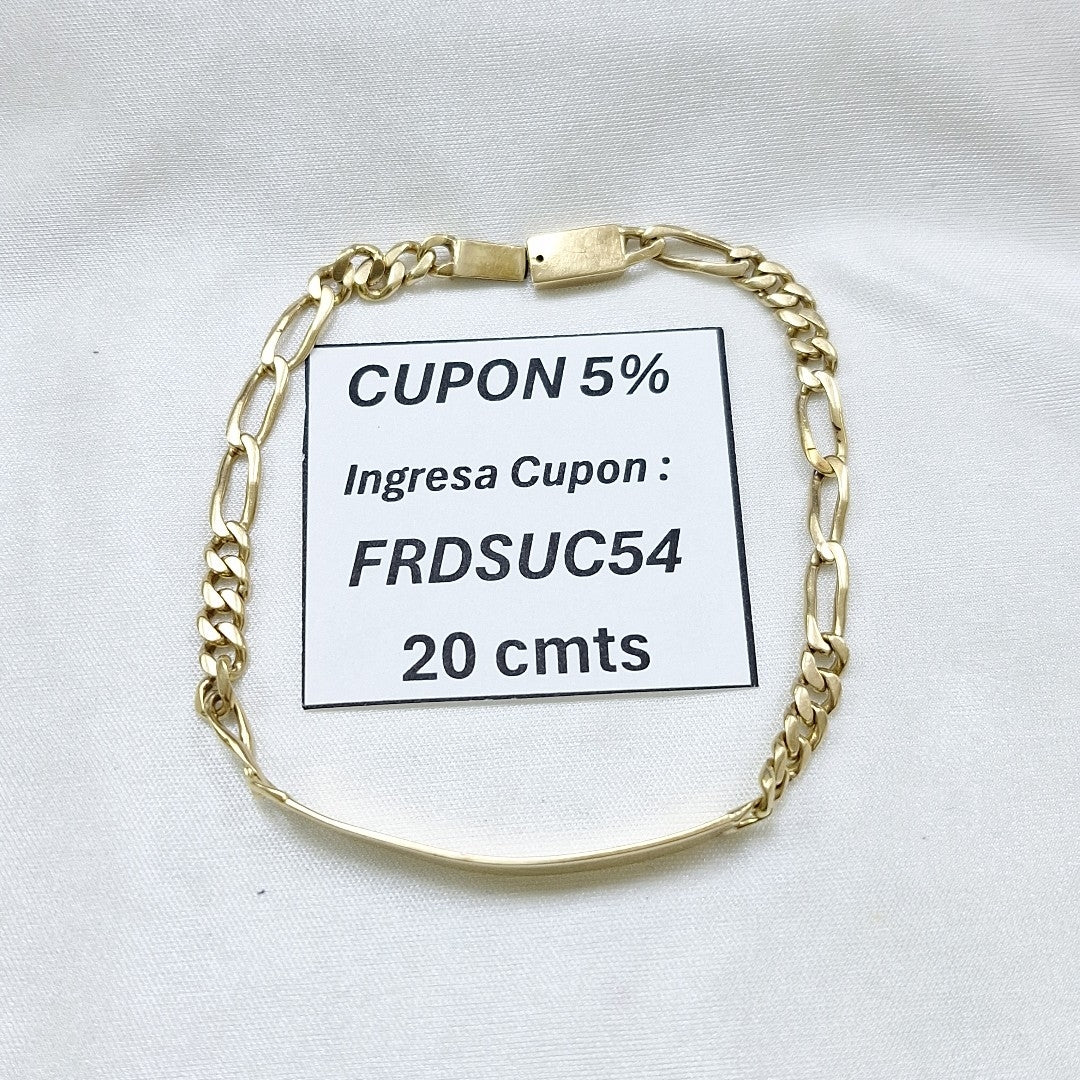 ESCLAVA ORO 14 K 9.7 GRMS (SEMINUEVO)