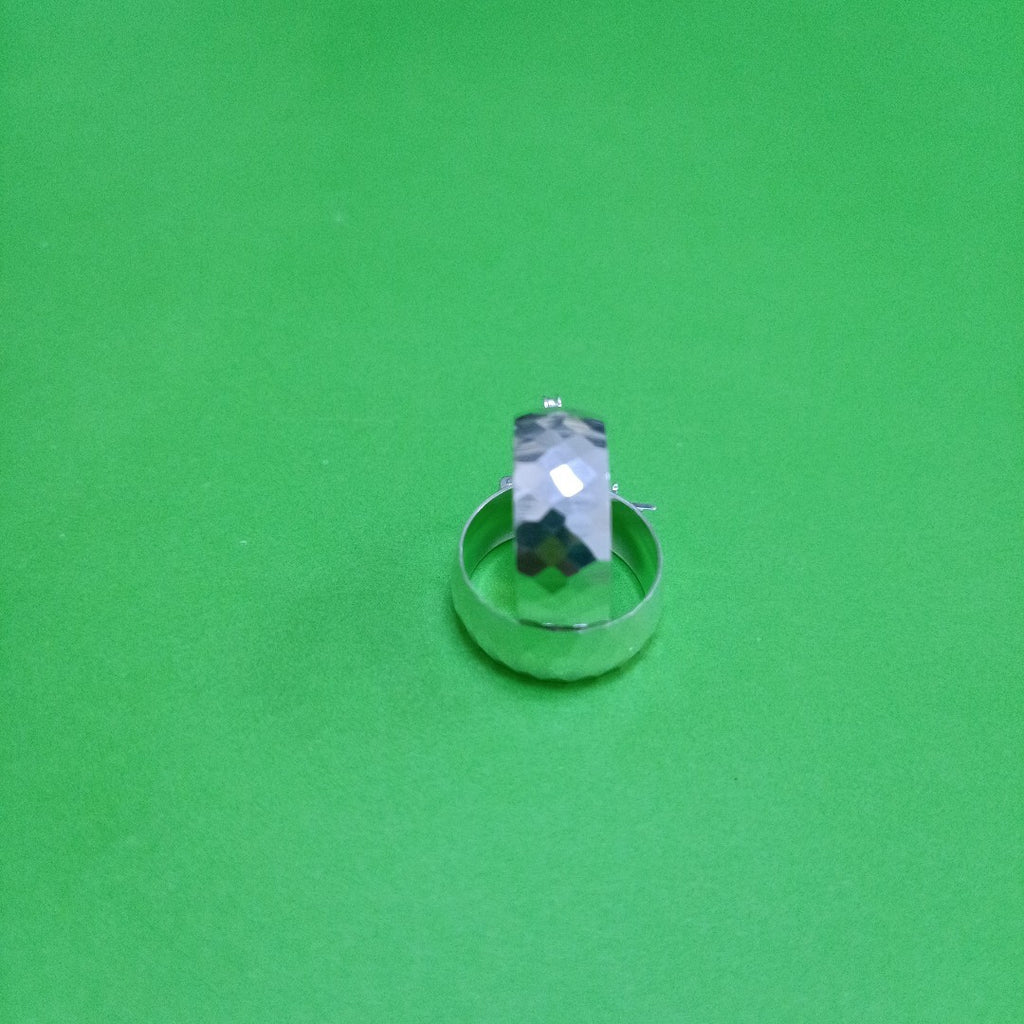 ARETES ARRACADAS FACETADAS PLATA .925 2.8 GR (NUEVO)