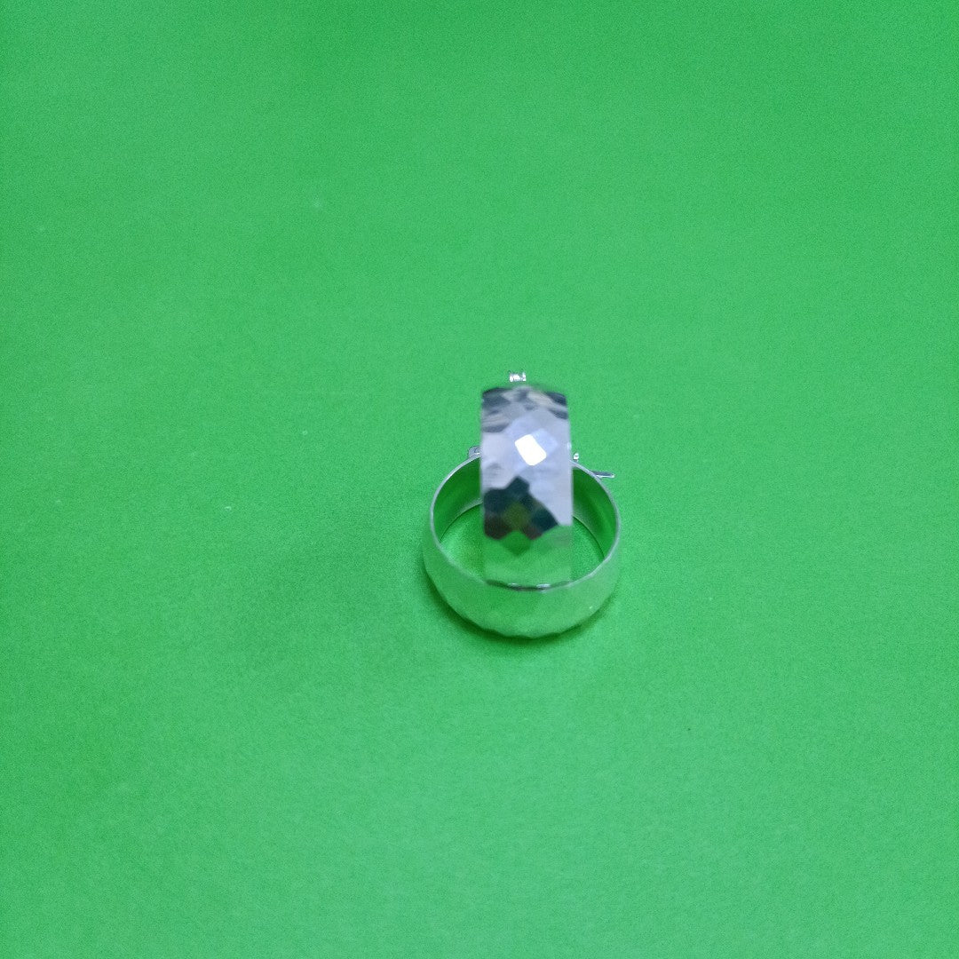 ARETES ARRACADAS FACETADAS PLATA .925 2.8 GR (NUEVO)