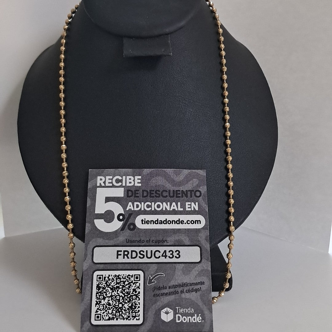 CADENA ORO 18 K 15.1 GRMS (SEMINUEVO)