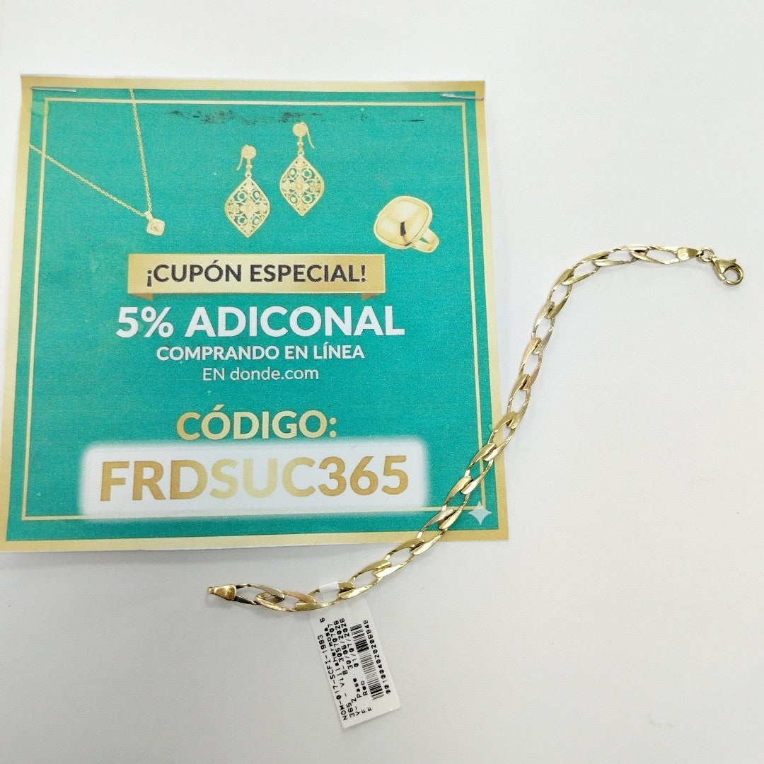 PULSERA ORO 14 K 5.5 GRMS (SEMINUEVO)