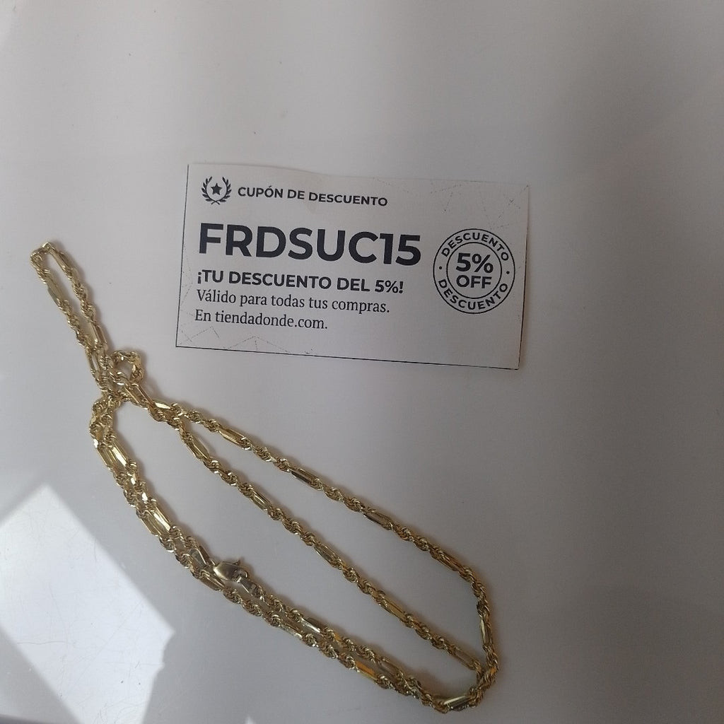 CADENA ORO 14 K 8.6 GRMS (SEMINUEVO)