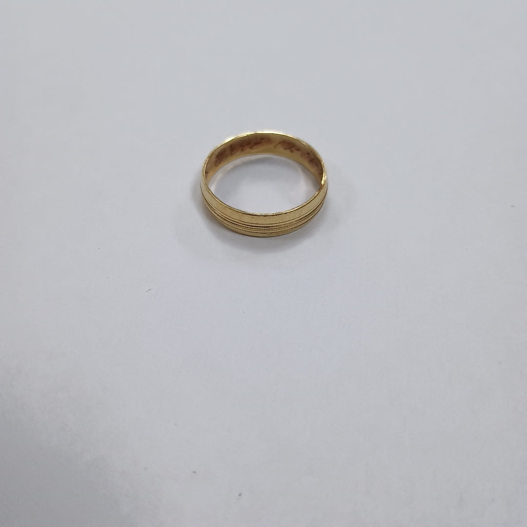 ARGOLLA ORO 10 K 1.7 GRMS (SEMINUEVO)