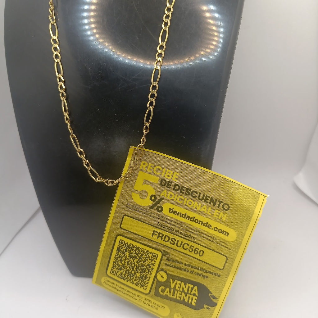 CADENA ORO 14 K 9,00 GRMS (SEMINUEVO)