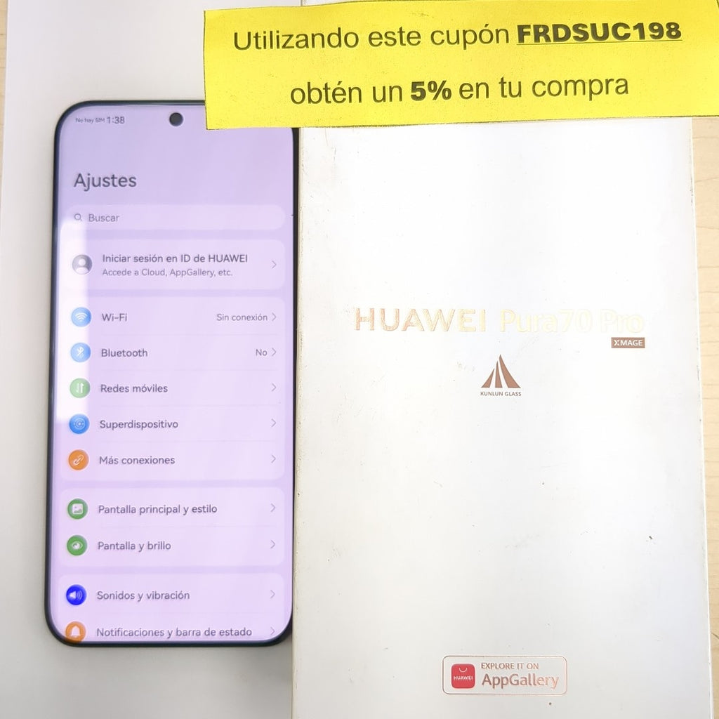 CELULAR HUAWEI PURA 70 PRO HBN-LX9 (2024) 512 GB 12 GB RAM (SEMINUEVO)