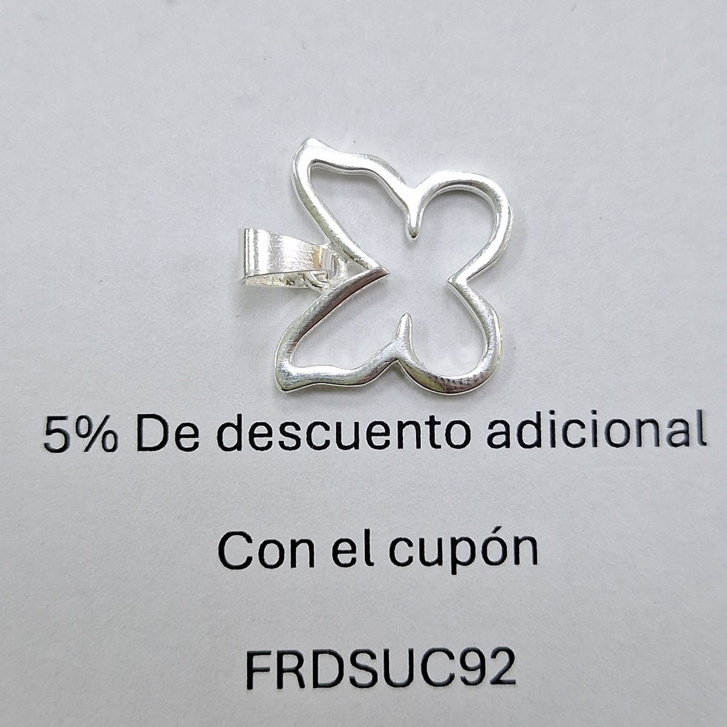 DIJE MARIPOSA PLATA .925 1.7 GR (NUEVO)