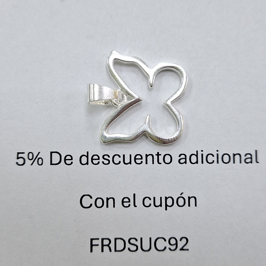 DIJE MARIPOSA PLATA .925 1.7 GR (NUEVO)
