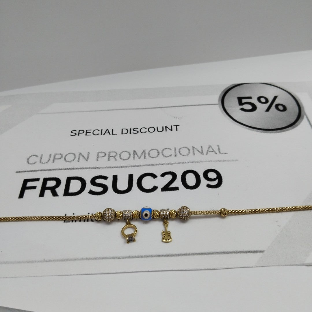 PULSERA ORO 14 K 7.7 GRMS (SEMINUEVO)