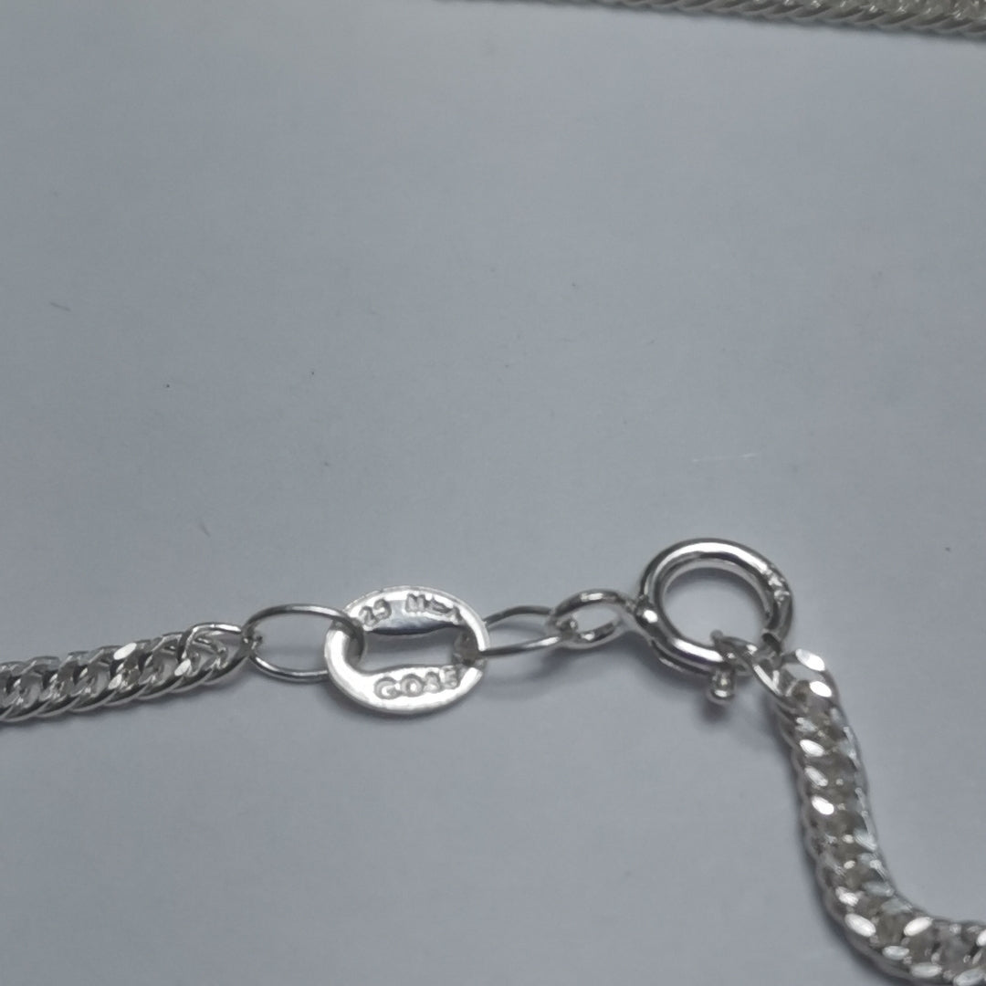 CADENA BARBADA PLATA .925 60 CM 5.02 GR (NUEVO)