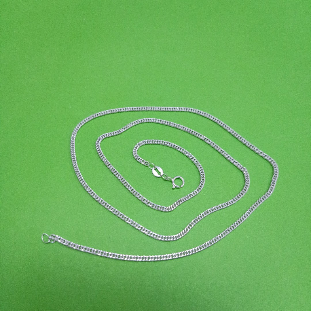 CADENA BARBADA PLATA .925 50 CM 4.22 GR (NUEVO)
