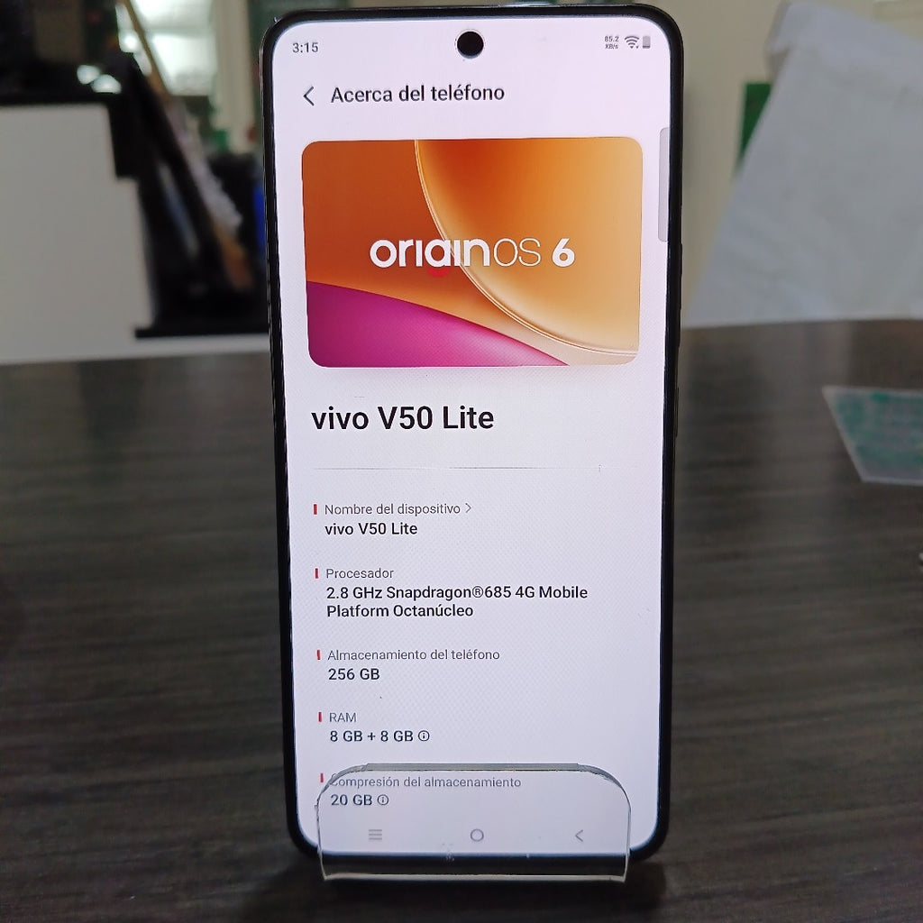 CELULAR VIVO V50 LITE V2441 (2025) 256 GB 8 GB RAM (SEMINUEVO)
