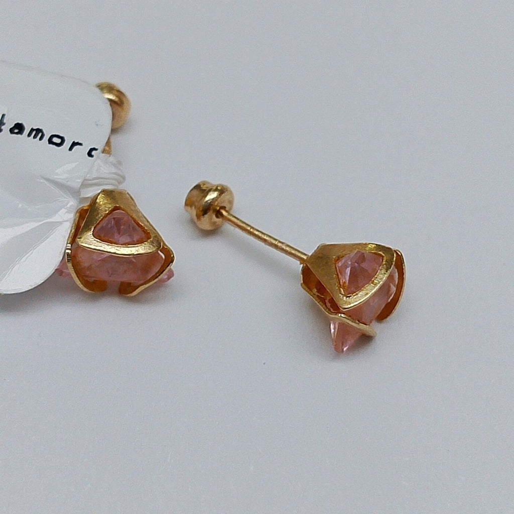 BROQUELES PAR ORO 14 K 1,00 GRMS (SEMINUEVO)