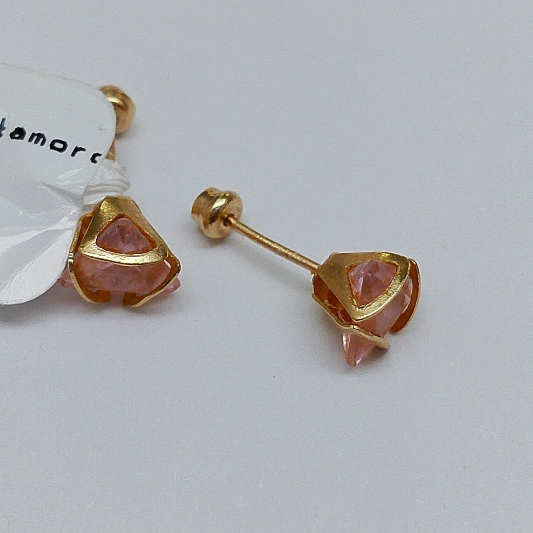 BROQUELES PAR ORO 14 K 1,00 GRMS (SEMINUEVO)