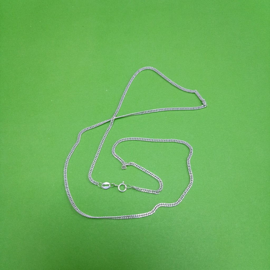 CADENA BARBADA PLATA .925 50 CM 4.22 GR (NUEVO)