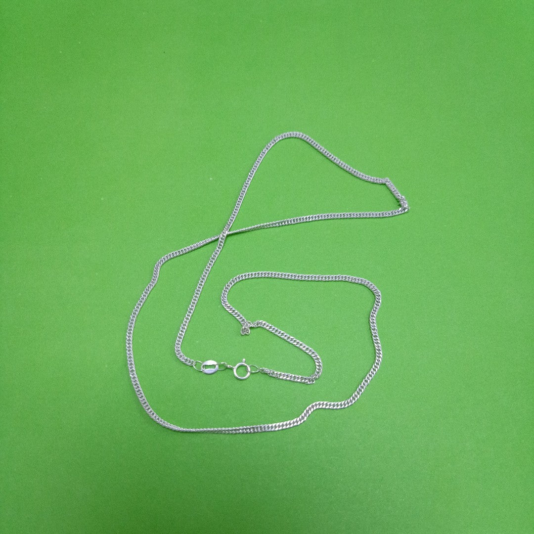 CADENA BARBADA PLATA .925 50 CM 4.22 GR (NUEVO)