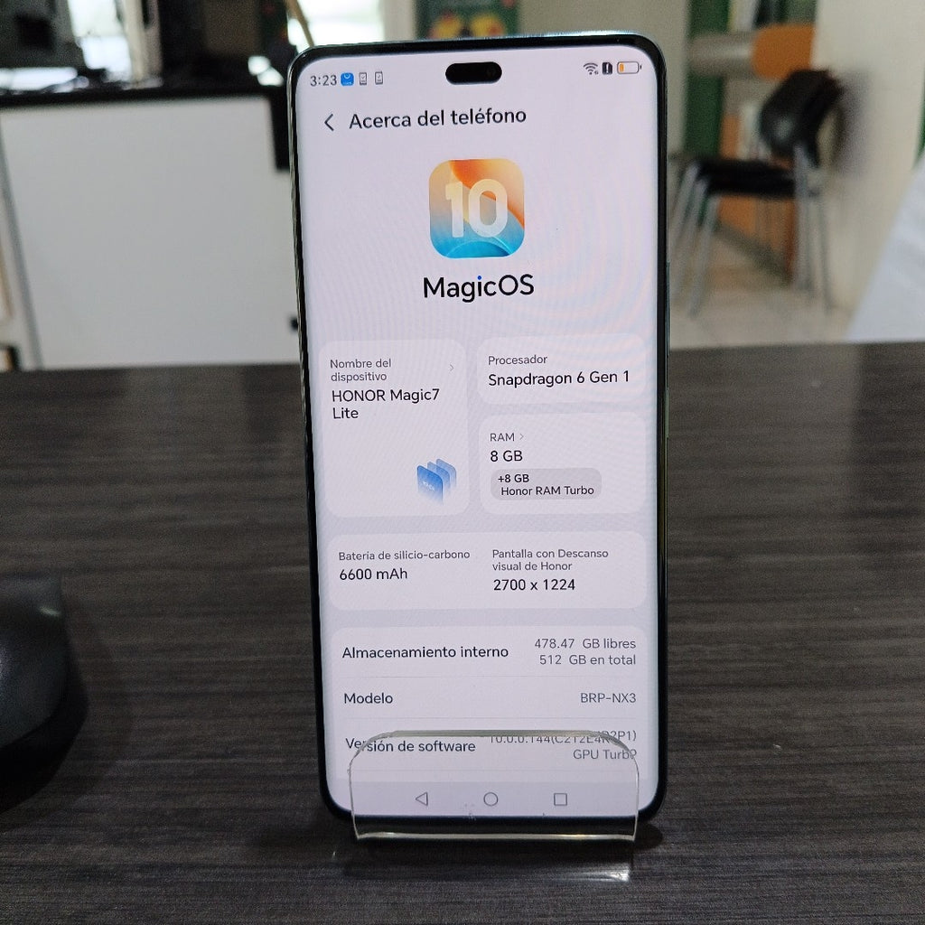 CELULAR HONOR MAGIC 7 LITE BRP-NX3 (2025) 512 GB 8 GB RAM (SEMINUEVO)