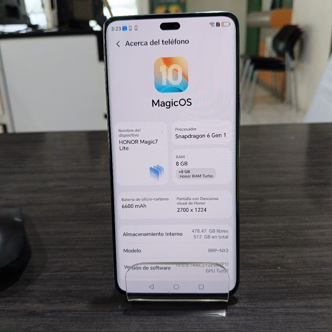 CELULAR HONOR MAGIC 7 LITE BRP-NX3 (2025) 512 GB 8 GB RAM (SEMINUEVO)