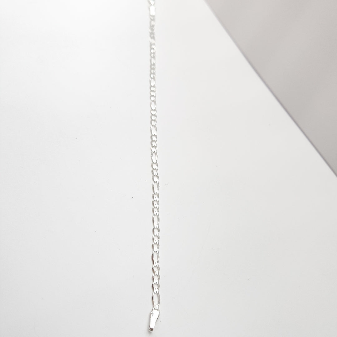 PULSERA TEJIDO 3X1 PLATA .925 21 CM 3.2 GR (NUEVO)