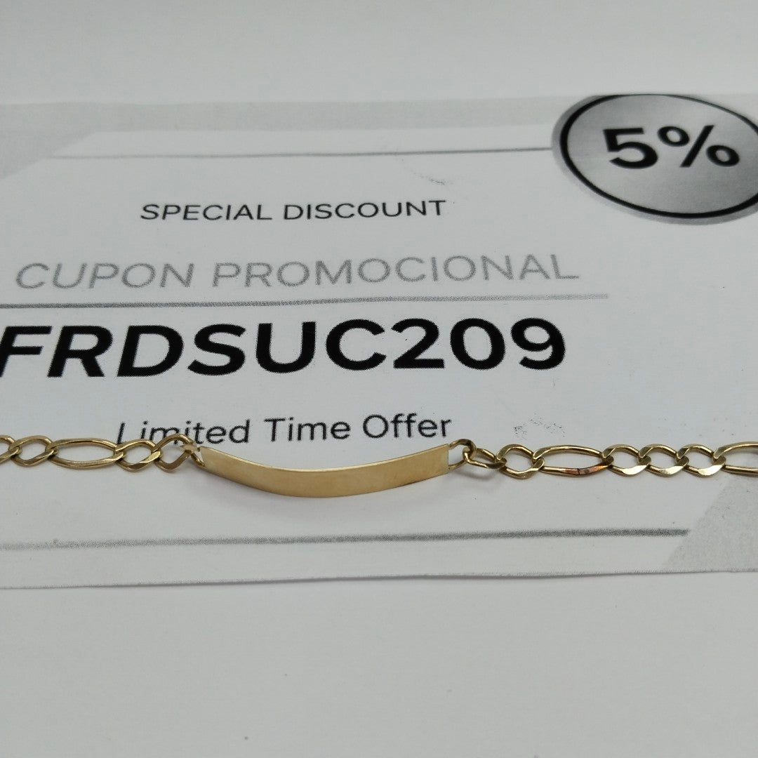 ESCLAVA ORO 10 K 5.8 GRMS (SEMINUEVO)