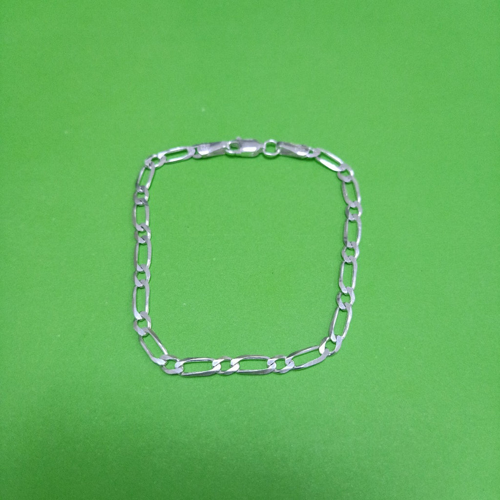 PULSERA TEJIDO 1X1 PLATA .925 18 CM 3.5 GR (NUEVO)