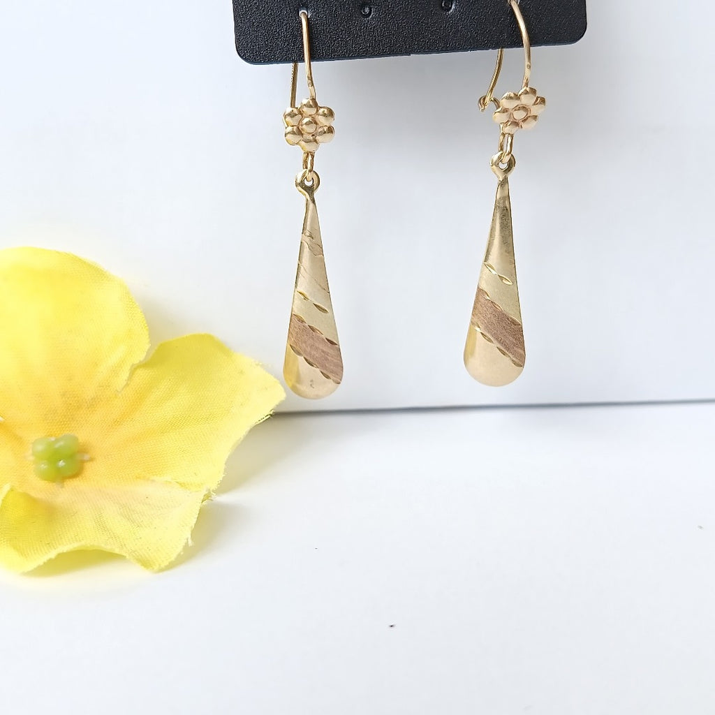 ARETES PAR ORO 10 K 1,50 GRMS (SEMINUEVO)