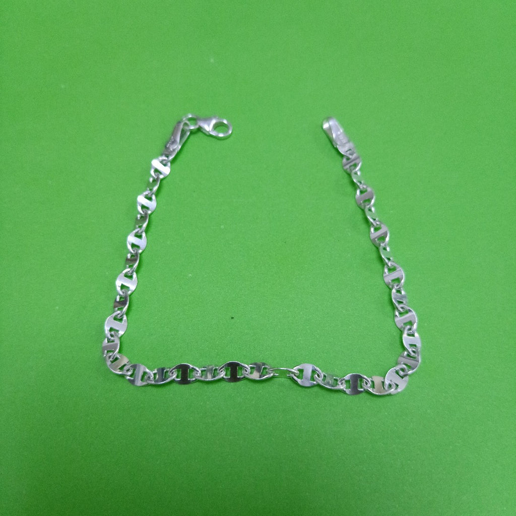 PULSERA TEJIDO ESPECIAL PLATA .925 18 CM 3.3 GR (NUEVO)