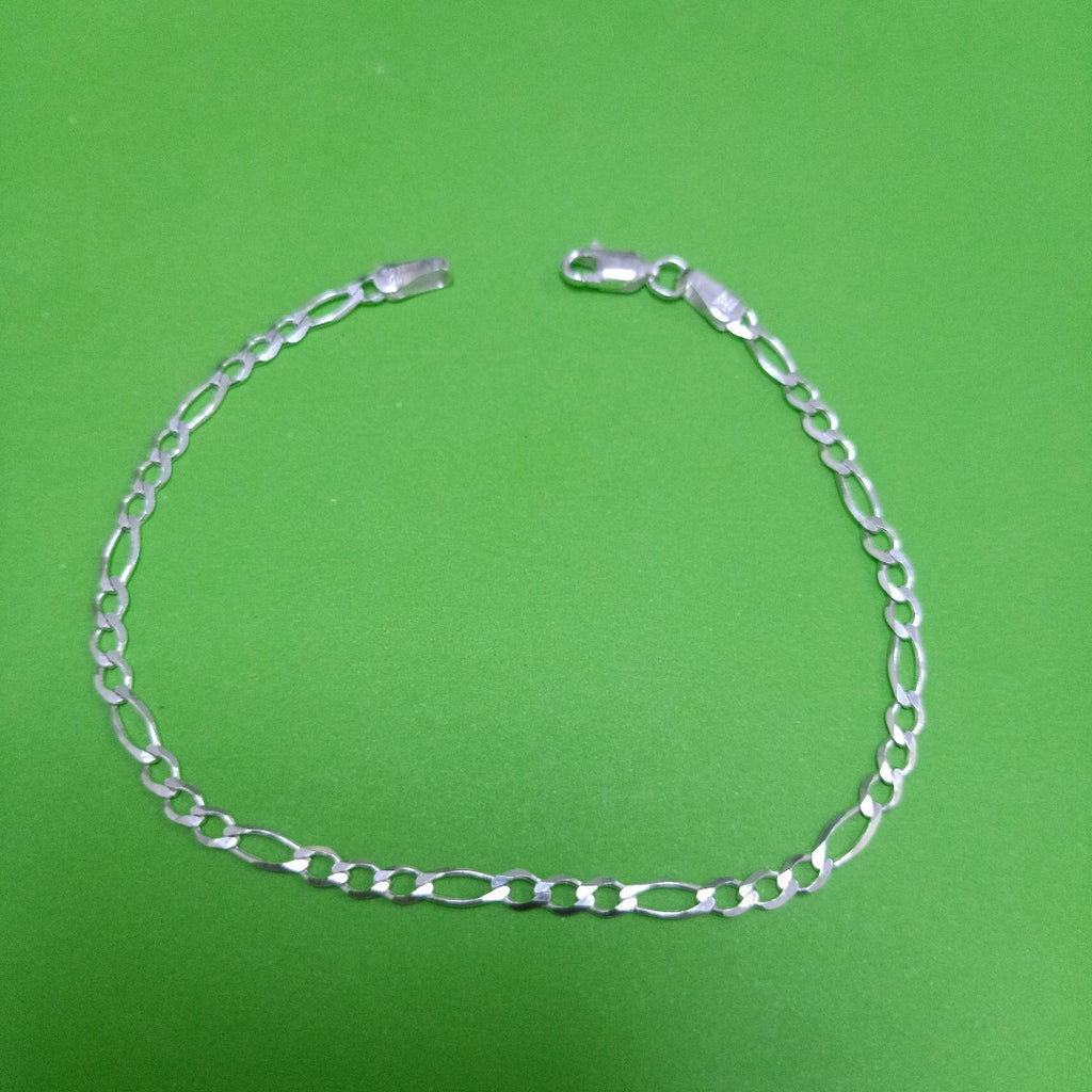 PULSERA TEJIDO 3X1 PLATA .925 21 CM 3.2 GR (NUEVO)