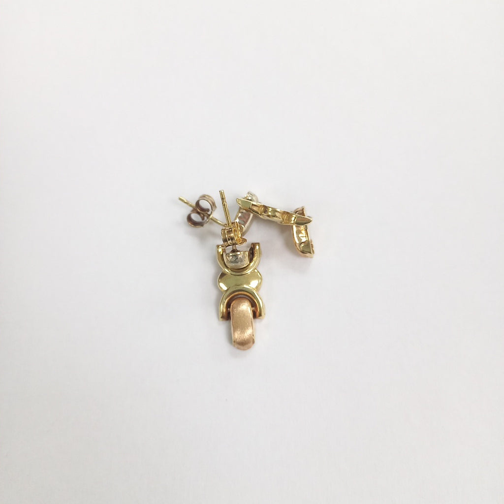 BROQUELES PAR ORO 14 K 3.2 GRMS (SEMINUEVO)