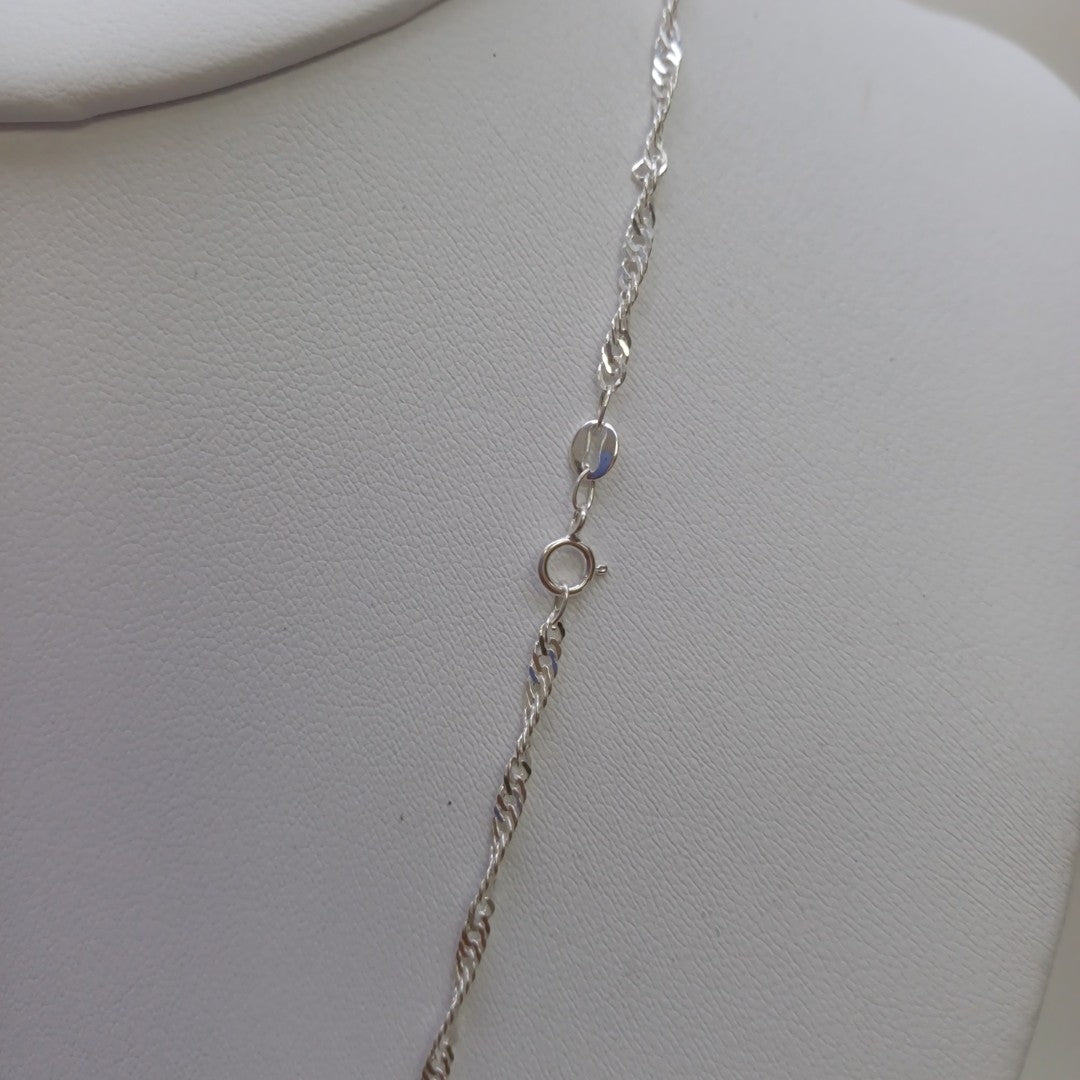 CADENA MEDIO TZL PLATA .925 55 CM 4.12 GR (NUEVO)