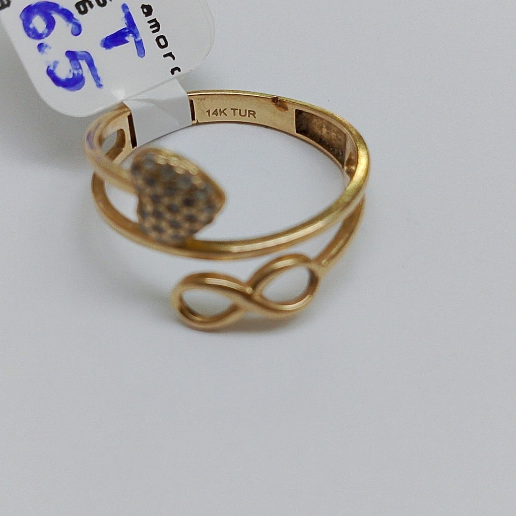ANILLO ORO 14 K 2,00 GRMS (SEMINUEVO)